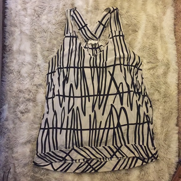 silence + noise Tops - Silence + Noise 100% silk racerback